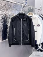 人気セールHOT prada ブルゾン ジャケットコピー アウター 柔らかい トップス ジャケット 高級品 メンズ ブラック
