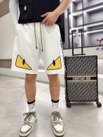 フェンディ ショートパンツ偽物 ショットパンツ カジュアル 柔らかい 爽やか 通気性いい メンズ ホワイト