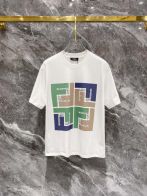 激安大特価最新作の フェンディ t シャツ メンズコピー トップス 純綿 プリント 短袖 ファッション ホワイト