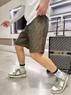 フェンディズボン激安通販 夏 ショットパンツ カジュアル 柔らかい 爽やか 高級品 花柄 メンズ ブラウン