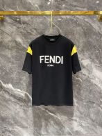 春夏人気セール安い fendi t シャツＮ級品 トップス 純綿 ロゴプリント シンプル 短袖 人気定番 ブラック