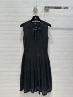 chanel スカートスーパーコピー カジュアル ワンピース 春夏新品 シンプル 無袖 品質保証 レディース ブラック