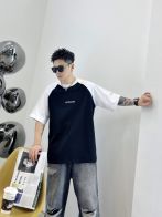 春夏人気定番安い モンクレール オフホワイト tシャツスーパーコピー 純綿 トップス シンプル 半袖 ゆったり 男女兼用 カップル プリント ブラック
