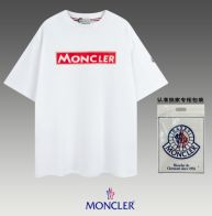 人気定番可愛い モンクレールtシャツ メンズ激安通販 純綿 トップス シンプル 半袖 丸首 人気品 男女兼用 ホワイト