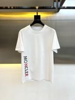 HOT 2024夏の定番 モンクレールtシャツ激安通販 純綿 トップス 春夏 メンズ服 ロゴ刺繡 柔らかい シンプル ホワイト