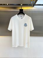 人気定番可愛い レディース モンクレールtシャツＮ級品 純綿 トップス 春夏 メンズ ロゴ刺繡 シンプル ホワイト
