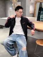 爽やか！モンクレールジャケットメンズ偽物 純綿 トップス 日焼け止め服 軽量 アウター 通気性いい 人気商品 ブラック