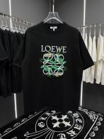 人気セールHOT ロエベ 知らないスーパーコピー 純綿 トップス ロゴプリント 柔らかい ファッション 半袖 Tシャツ ブラック