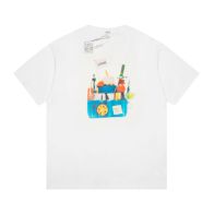 春夏数量限定 ロエベはハイブランド偽物 純綿 短袖 Tシャツ トップス 柔らかい 快適 プリント ホワイト