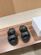 dior シューズ レディース激安通販 シンプル 人気サンダル スリッパ 海水浴 ファッション 軽量 シンプル ブラック