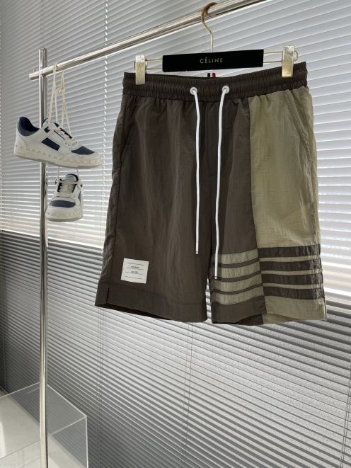 トムブラウンズボンＮ級品 ショットパンツ ビーチ 旅行 運動服 半身 快適 純綿 シンプル 人気 ブラウン
