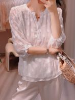 クロエ ニットワンピーススーパーコピー 軽量 トップス シルク 春夏新作 ゆったり オシャレ ホワイト