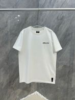 オンライン限定 fendi t シャツ偽物 春夏服 トップス 半袖 純綿 ロゴ刺繍 シンプル カジュアル ホワイト