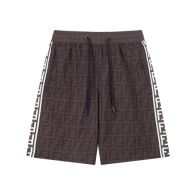 フェンディ ウェアスーパーコピー ドライな肌触り 期間限定品 純綿 ズボン ショットパンツ メンズ ブラック