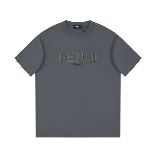 高級感溢れる fendi ブラウス レディースコピー トップス 純綿 柔らかい シンプル ロゴプリント ブラック