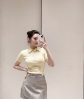 最新の2024年 フェンディポロシャツ偽物 爆買 夏服 半袖 ポロシャツ トップス シンプル 2色可選