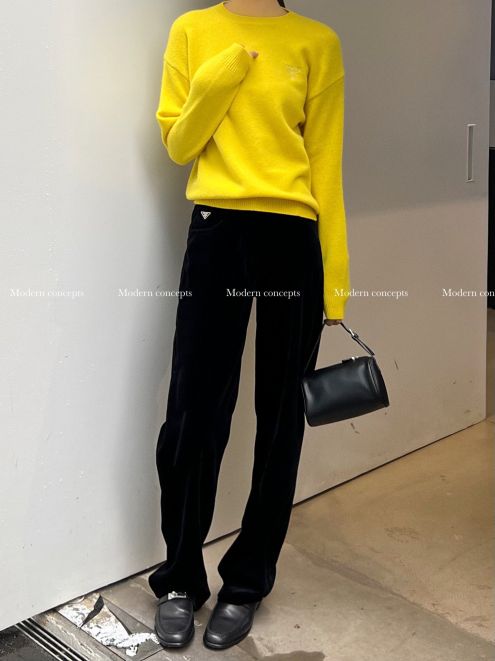 prada ズボンコピー カジュアルパンツ 厚い ファッション 人気新作 通気性いい ブラック