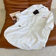 秋服 prada ティー シャツ メンズスーパーコピー 長袖 シンプル 綿素材 個性的 ホワイト