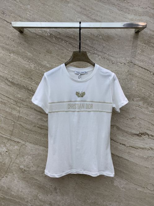 人気セール高品質公式ディオールtシャツ偽物 コットン素材 快適で通気性抜群