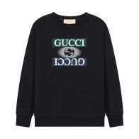 魅力的なスタイル グッチ ユニクロ フルジップパーカー偽物 100％綿 長袖 トップス プリント 柔らかい ブラック