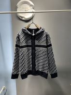 ディオールジャケットレディース偽物 トップス アウター 花柄 運動服 ランニング 純綿 両面兼用 ブラック