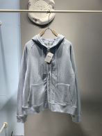ディオールジャケットＮ級品 トップス アウター 運動服 ランニング 純綿 フード付き グレイ