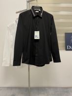 最新到着‼バーバリー フリル シャツコピー 綿 シャツ 縦じま ビジネス 通勤服 A16020 ブラック
