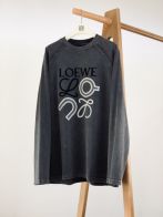 個性的な平野紫耀 ロエベtシャツ偽物 カジュアル 純綿 トップス 長袖 シンプル ブラック