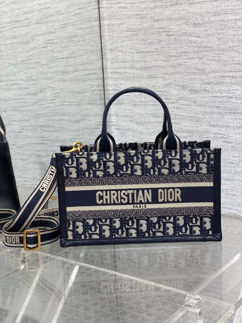 超激得の新品 クリスチャン ディオール ブック トートＮ級品 ハンドバッグ 本革 斜め掛けバッグ ブラック