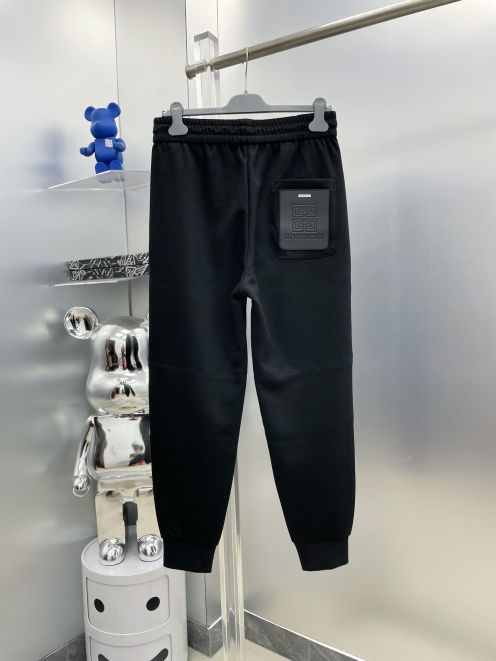 ジバンシー パンツ メンズコピー ズボン 上質 純綿 プリント 柔らかい ランニング ゆったり ブラック