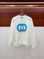 お得品‼グッチ パーカー偽物 柔軟  ゆったり トップス 純綿 通気性いい プリント 男女兼用 ホワイト