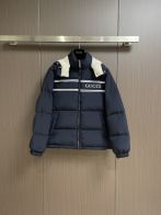 グッチ ダウンジャケットコピー アウター トップス 厚い プリント 暖かい 保温 ふんわり 男女兼用 ブラック