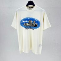 大人気 ルイヴィトンtシャツ メンズ偽物 プリント トップス 半袖  純綿 触り心地が良い ホワイト