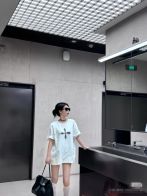 SMFK tシャツamiスーパーコピー 純綿 トップス 短袖 シンプル ゆったり プリント ホワイト