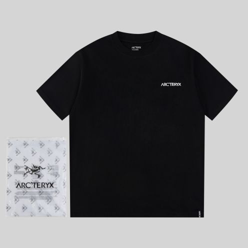 お得品‼アークテリクス スプリット t シャツ激安通販 純綿 トップス プリント 男女兼用 やわらかい ブラック