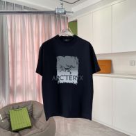 華やかな雰囲気アークテリクス t シャツ メンズスーパーコピー 短袖 純綿 トップス プリント ブラック