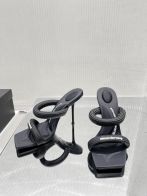 アレキサンダーワンサンダルコピー 魅力的なシューズ あるきやすい ハイヒール レディース ブラック