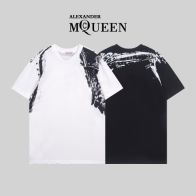 お値打ち価格 マックイーンtシャツＮ級品 シンプル  純綿 トップス ファッション プリント G1161 2色可選