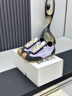 限定の人気 ロエベ on スニーカー偽物 レザー シューズ ランニング 運動 カップル 柔軟 男女兼用 ブラック