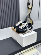 超激得価格 ロエベ スニーカー レディースコピー レザー ランニング 運動 カップル 柔軟 男女兼用 ブラック