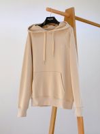ami パーカー コムドット偽物 高品質 トップス 純綿 フード付き シンプル 杏色