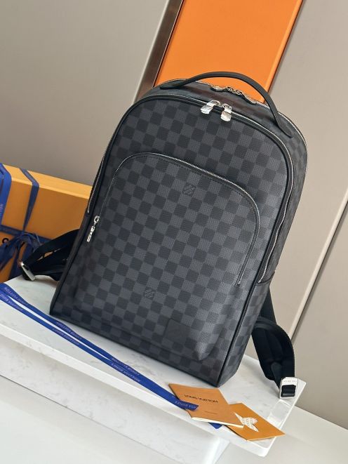 合理的なデザイン ルイヴィトンバッグ インスタ偽物 シンプル 牛革 レザー バックパック N40499 ブラック