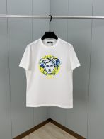 大販売 ヴェルサーチメンズtシャツコピー トップス 綿100% 半袖Tシャツ プリント ホワイト