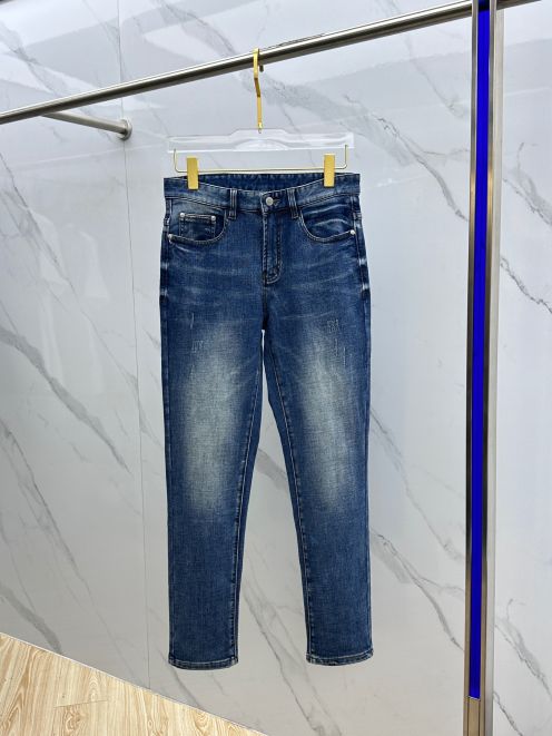 超激得価格 prada ズボンスーパーコピー カジュアル ジーンズ デニム素材 美脚 パンツ ブルー