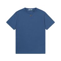 プラダ t シャツ ロゴＮ級品 人気定番 トップス 短袖Ｔシャツ 純綿 シンプル ブルー