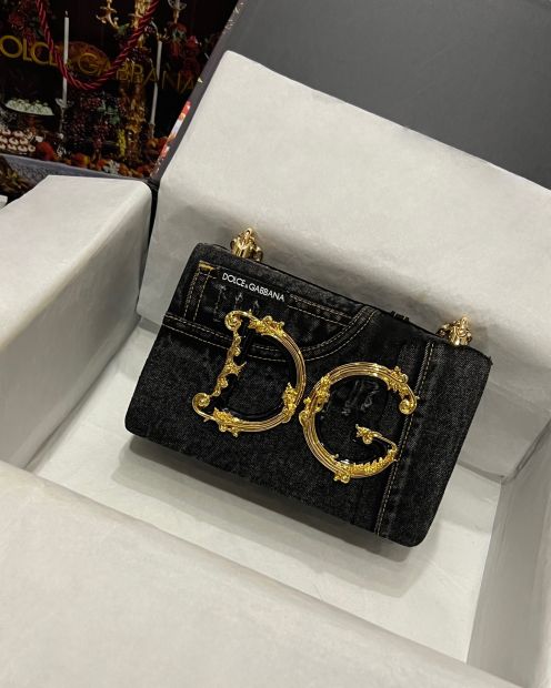 D&G ドルガバ トート バッグ レディ新作コピー チェーンバッグ ハンドバッグ ブラック
