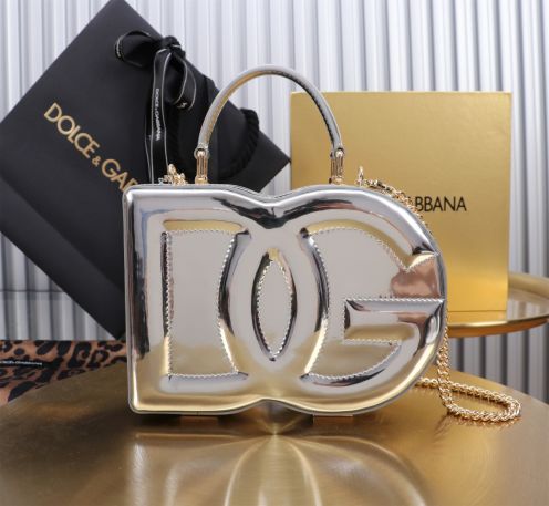 D&G 個性的なドルガバ バッグ トートスーパーコピー 斜め掛けバッグ ハンドバッグ 6405#BOX シルバー