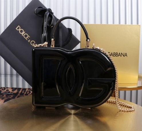 D&G 個性的なドルガバ バッグ レディーススーパーコピー 斜め掛けバッグ ハンドバッグ 6405#BOX ブラック