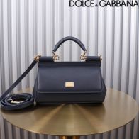 超激得価格 D＆G ドルガバ バッグスーパーコピー 牛革 レザー 斜め掛け ハンドバッグ 優雅レディ ブラック