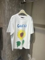 gucci クマ t シャツスーパーコピー ゆったり プリント 100%綿 短袖 トップス 男女兼用 ホワイト